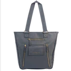 Vilah Bloom Grey diaper bag